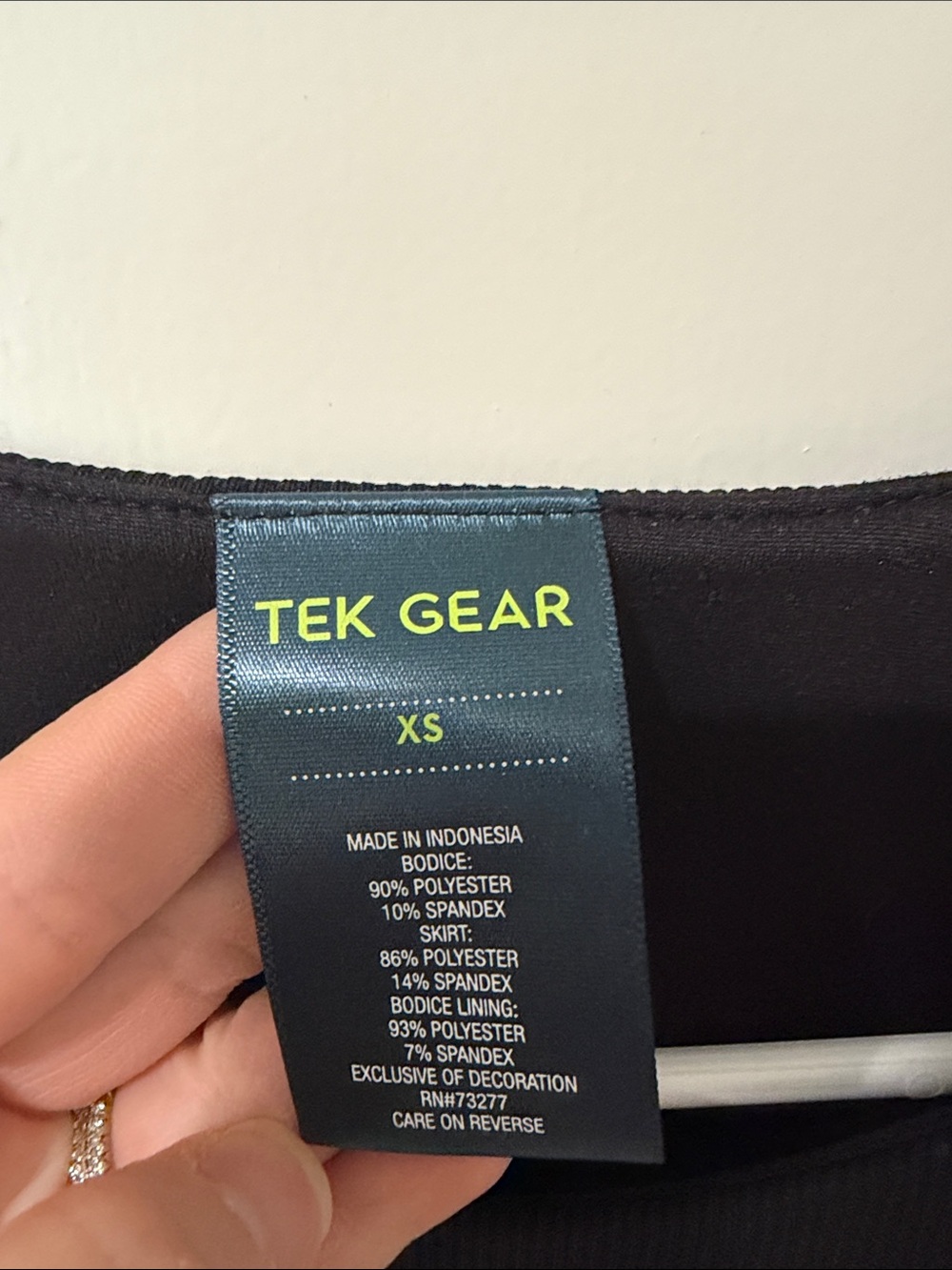 Tek Gear mixed media Black Sleeveless Tiered Midi Skirt Dress - Picture 4 of 4